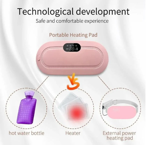 Period Cramp Relief Massager Portable Heating Pad